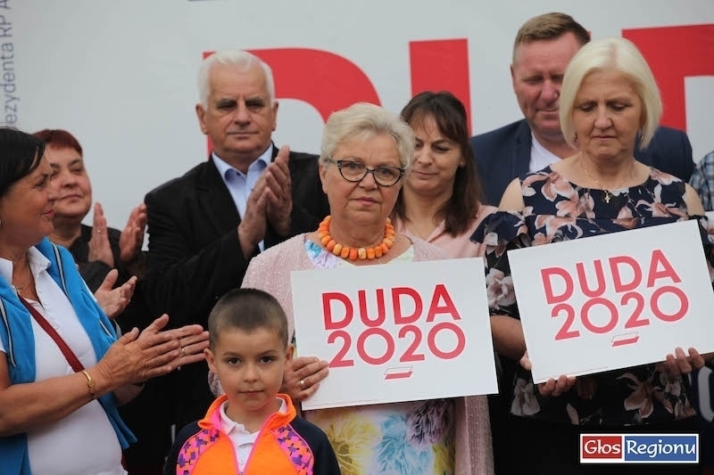 Wiec poparcia dla Andrzeja Dudy w Szlichtyngowej RELACJA