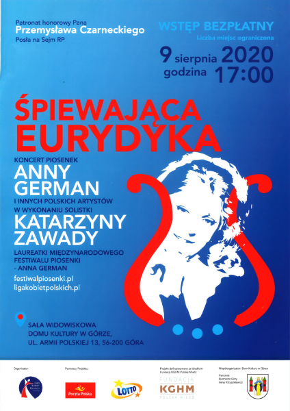 Koncert piosenek Anny German w Domu Kultury Górze