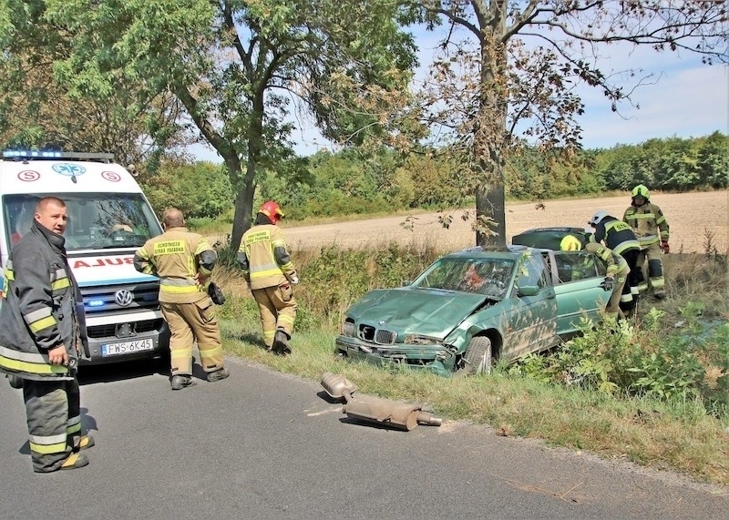 Zdarzenie drogowe na trasie Stare Strącze - Krzepielów