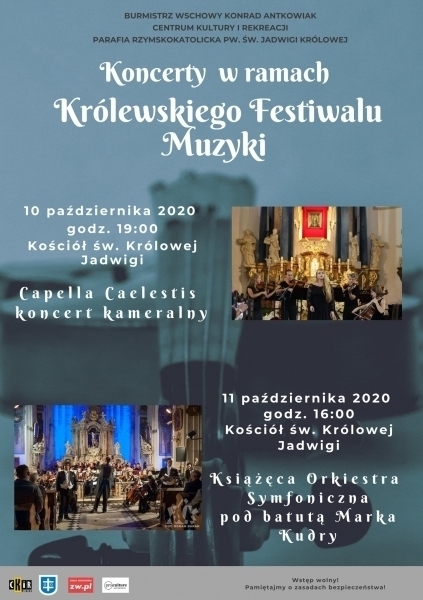 Koncerty w ramach Królewskiego Festiwalu Muzyki