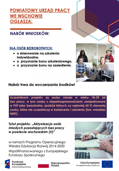 Aktywizacja osób młodych pozostających bez pracy w powiecie wschowskim