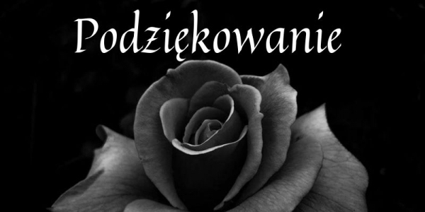 Wyrazy wdzięczności i podziękowania