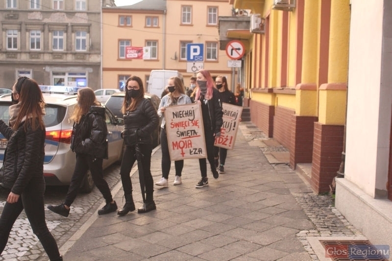 Marsz spacer protest strajk - w obronie praw kobiet