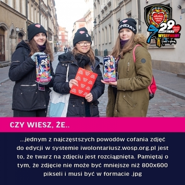 Rusza nabór Wolontariuszy 29 Finału WOŚP