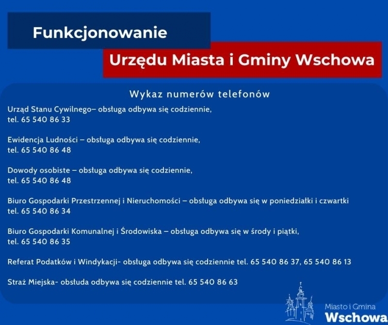 Zmiana funkcjonowania Urzędu Miasta i Gminy