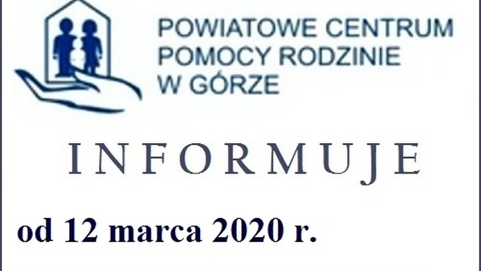  PCPR w Górze informuje 