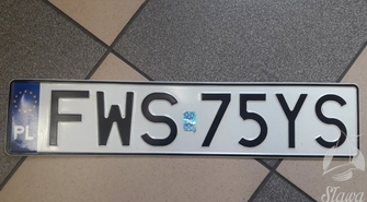 Znaleziono tablicę rejestracyjną!