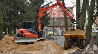 Park Miejski w Sławie pięknieje