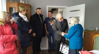 Życzenia dla najstarszej mieszkanki