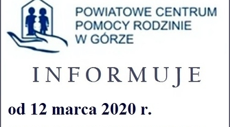  PCPR w Górze informuje 