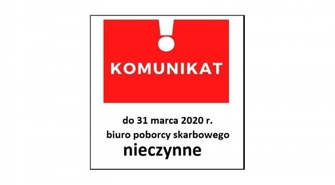 Komunikat organizacyjny 