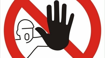 Zakaz wstępu na place zabaw