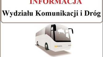Wydział Komunikacji i Dróg informuje 