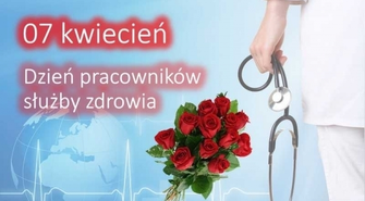Życzenia dla pracowników służby zdrowia