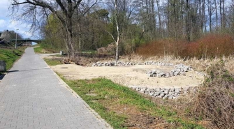 Prace przy ścieżce w kierunku Bielnika