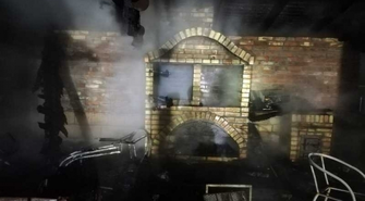 Pożar budynku gospodarczego z wiatą w Przybyszewie