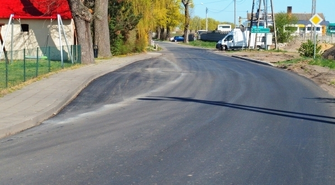 Pierwsza powiatowa inwestycja drogowa w tym roku zakończona 