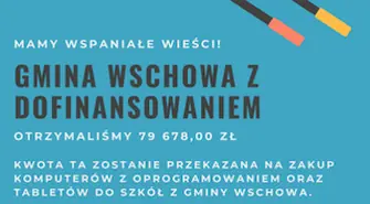 Gmina Wschowa zdobyła dofinansowanie 
