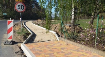 Powiat współfinansuje budowę ścieżek