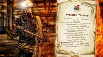 Życzenia Starosty z okazji Międzynarodowego Dnia Strażaka