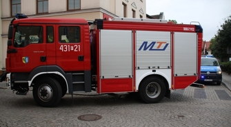 Akcja straży i policji na Kilińskiego