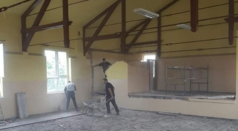 Remontują świetlicę w Łękanowie