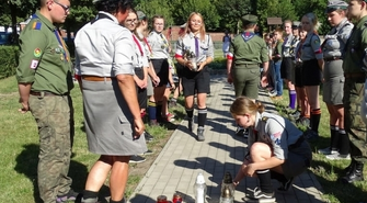 Harcerze uczcili rocznicę Powstania Warszawskiego