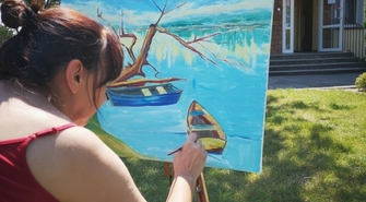 Sekcja Leszczyńskich Plastyków aktywna nawet na wakacjach (foto)