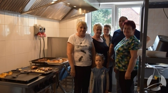 Nowa kuchnia na sali wiejskiej