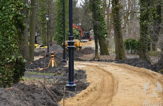 Park Miejski w Sławie pięknieje