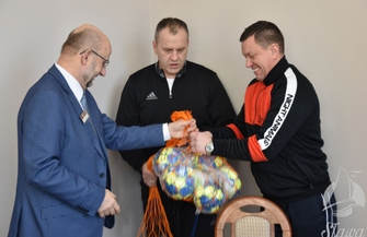 Burmistrz Sławy gościł nauczycieli