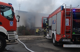 Pożar w domu jednorodzinnym