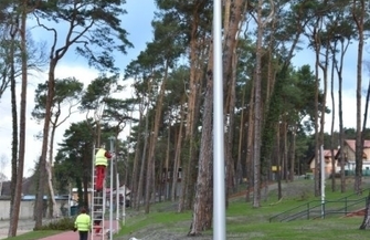 Budowa nowej plaży na ostatniej prostej