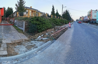 Wymiana chodników na ul. Polnej GALERIA