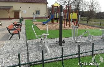 Plac zabaw w Kuźnicy Głogowskiej