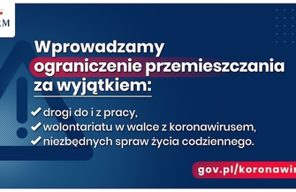 Nowe ograniczenia w czasie epidemii koronawirusa