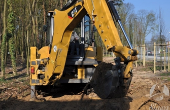 Postęp prac w sławskim parku