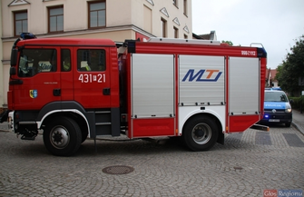 Akcja straży i policji na Kilińskiego