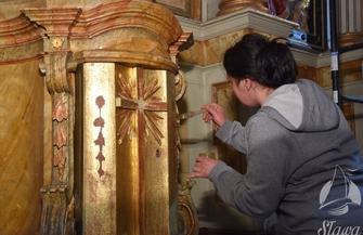 Trwa renowacja ołtarza