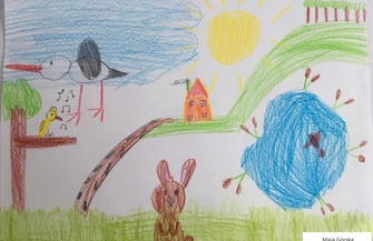 Kolorowy świat w oczach dziecka w dobie pandemii