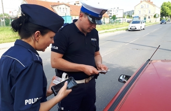 Działania kontrolne wschowskich policjantów ZDJĘCIA