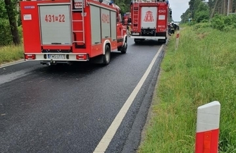 Wypadek na drodze wojewódzkiej nr 278