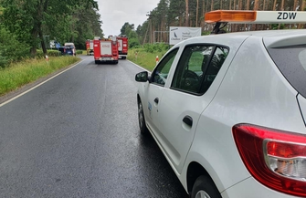 Wypadek na drodze wojewódzkiej nr 278