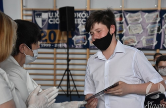 Zakończenie roku szkolnego ósmoklasistów