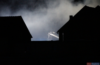 Pożar budynku we Wschowie