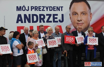 Wiec poparcia dla Andrzeja Dudy w Szlichtyngowej RELACJA