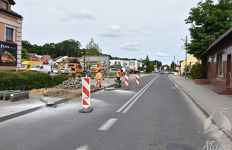 Utrudnienia w centrum Sławy