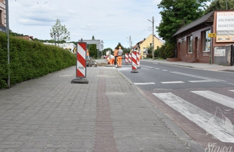 Utrudnienia w centrum Sławy