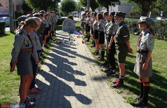 Harcerze uczcili rocznicę Powstania Warszawskiego