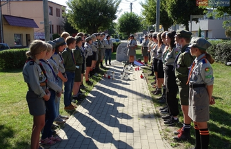 Harcerze uczcili rocznicę Powstania Warszawskiego
